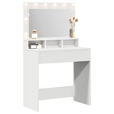 Dressing Table White 79 x 41 x 135 cm Engineered wood - Side View