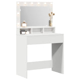 Dressing Table White 78,5 x 41 x 135 cm Engineered Wood