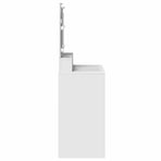 Dressing Table White 78,5 x 41 x 135 cm Engineered Wood