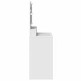 Dressing Table White 78,5 x 41 x 135 cm Engineered Wood - 45-Degree Angle