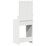 Dressing Table White 50 x 41 x 135 cm Engineered Wood - Rear View