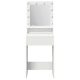 Dressing Table White 50 x 41 x 135 cm Engineered wood - Top-Down View