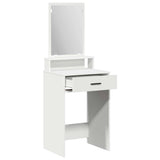 Dressing Table White 50 x 41 x 140 cm Engineered wood - 45-Degree Angle