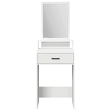 Dressing Table White 50 x 41 x 140 cm Engineered wood - Rear View