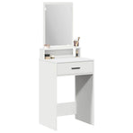Dressing Table White 50 x 41 x 140 cm Engineered Wood