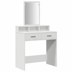 Dressing Table White 79 x 41 x 140 cm Engineered Wood