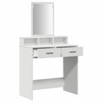 Dressing Table White 79 x 41 x 140 cm Engineered Wood
