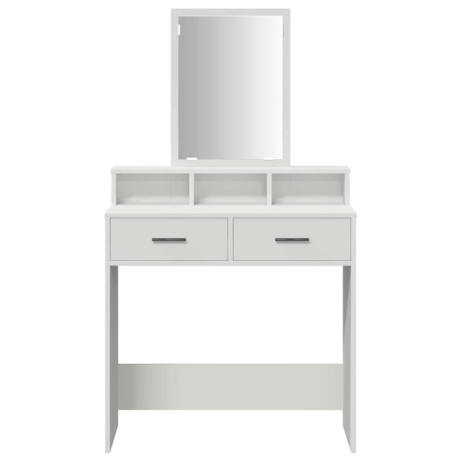 Dressing Table White 79 x 41 x 140 cm Engineered Wood