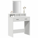 Dressing Table White 79 x 41 x 140 cm Engineered Wood