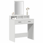 Dressing Table White 79 x 41 x 140 cm Engineered Wood