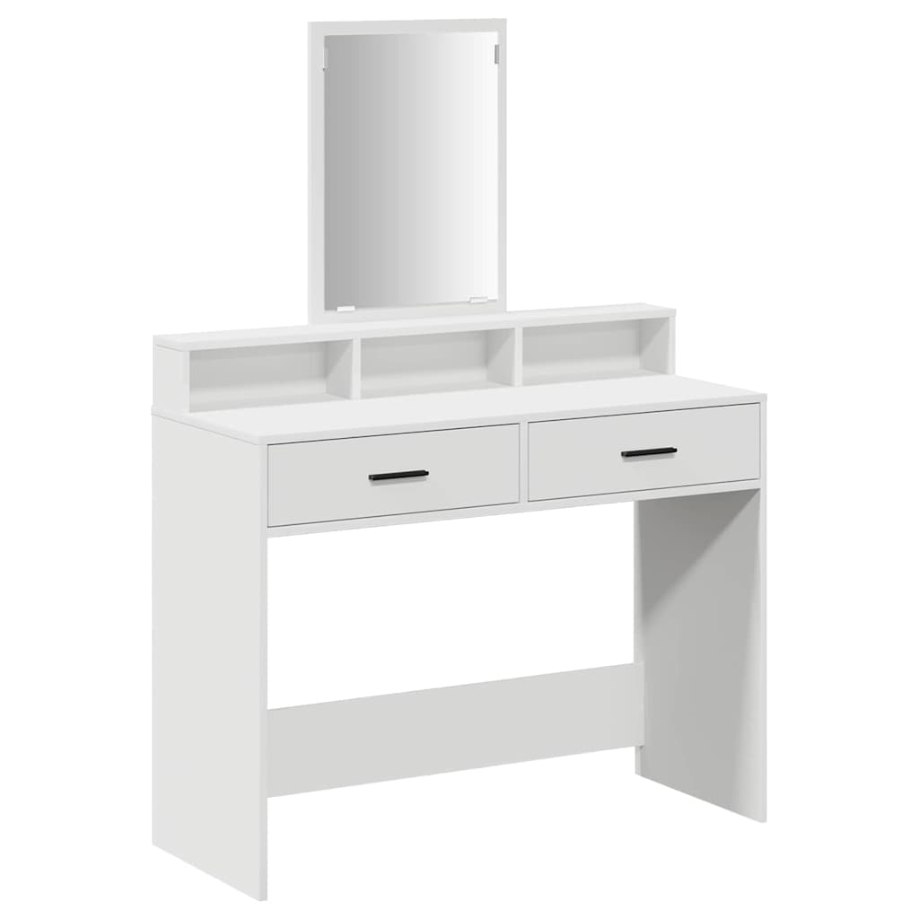 Dressing Table White 100 x 41 x 140 cm Engineered wood