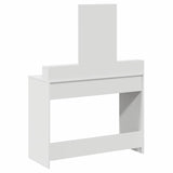 Dressing Table White 100 x 41 x 140 cm Engineered wood - Low Angle