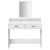 Dressing Table White 100 x 41 x 140 cm Engineered wood - Rear View