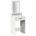 Dressing Table White 50 x 41 x 140 cm Engineered Wood