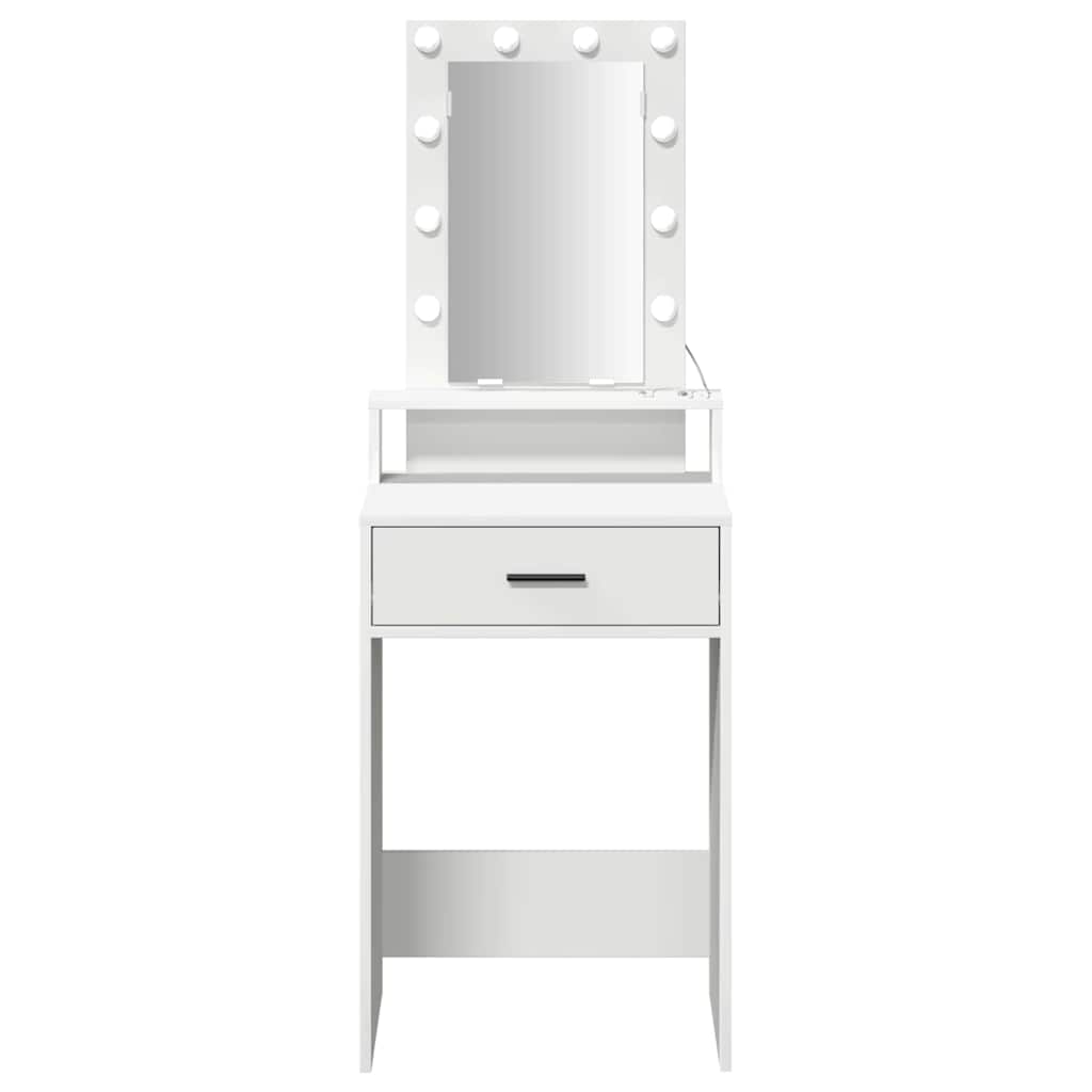 Dressing Table White 50 x 41 x 140 cm Engineered wood