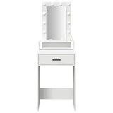 Dressing Table White 50 x 41 x 140 cm Engineered wood - 45-Degree Angle