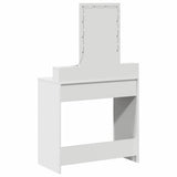 Dressing Table White 79 x 41 x 140 cm Engineered wood - Close-Up Angle