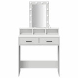 Dressing Table White 79 x 41 x 140 cm Engineered Wood