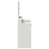 Dressing Table White 79 x 41 x 140 cm Engineered Wood