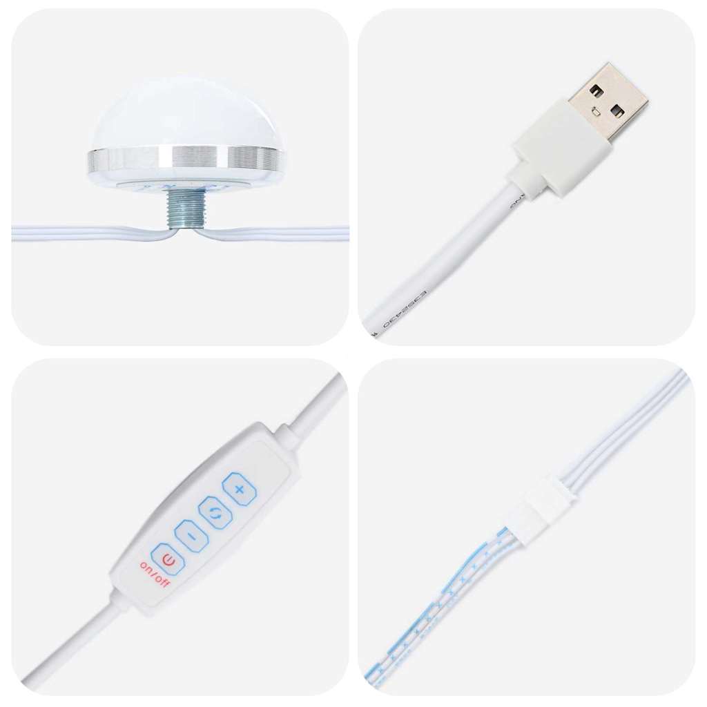 Dressing Table White 100 x 41 x 140 cm Engineered wood