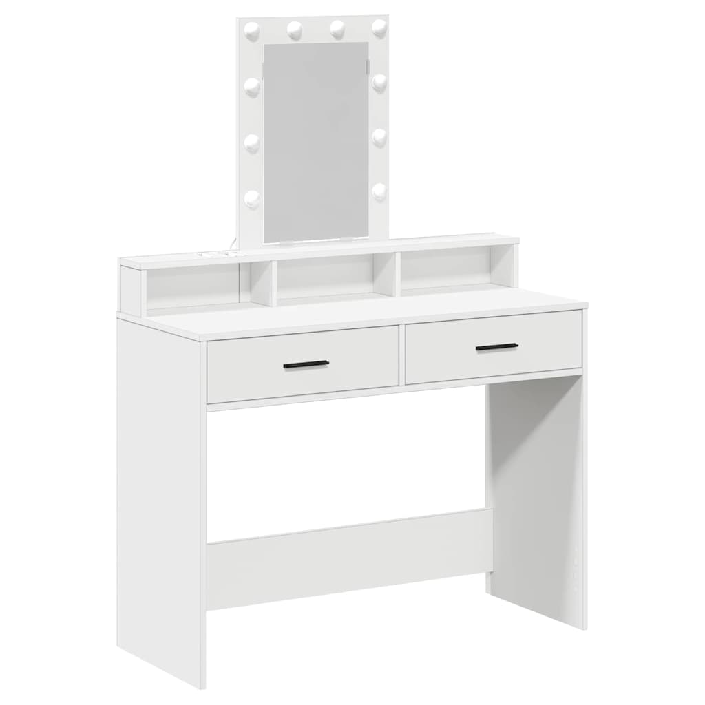 Dressing Table White 100 x 41 x 140 cm Engineered wood