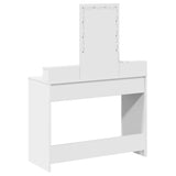 Dressing Table White 100 x 41 x 140 cm Engineered wood - Close-Up Angle