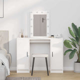 Dressing Table White 102 x 33 x 135 cm Engineered wood