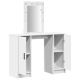 Dressing Table White 102 x 33 x 135 cm Engineered wood - Top-Down View