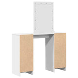 Dressing Table White 102 x 33 x 135 cm Engineered wood - Close-Up Angle