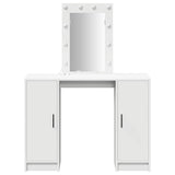 Dressing Table White 102 x 33 x 135 cm Engineered wood - 45-Degree Angle