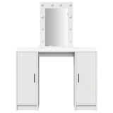 Dressing Table White 102 x 33 x 135 cm Engineered Wood