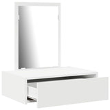 Dressing Table White 60 x 40 x 70 cm Engineered wood - 45-Degree Angle