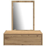 Dressing Table Brown 60 x 40 x 70 cm Engineered wood - Rear View