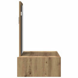 Dressing Table Brown 60 x 40 x 70 cm Engineered wood - Close-Up Angle