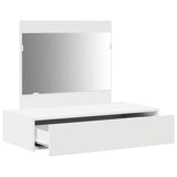 Dressing Table White 83 x 40 x 70 cm Engineered wood - 45-Degree Angle