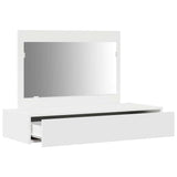 Dressing Table White 100 x 40 x 70 cm Engineered wood - 45-Degree Angle