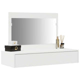 Dressing Table White 100 x 40 x 70 cm Engineered wood - Side View
