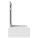 Dressing Table White 100 x 40 x 70 cm Engineered wood - Close-Up Angle