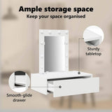 Dressing Table White 60 x 40 x 70 cm Engineered Wood - Extra Image