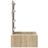 Dressing Table Brown 60 x 40 x 70 cm Engineered wood - Rear View