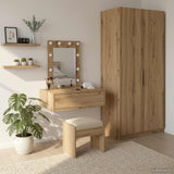 Dressing Table Brown 60 x 40 x 70 cm Engineered Wood