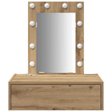 Dressing Table Brown 60 x 40 x 70 cm Engineered wood - 45-Degree Angle