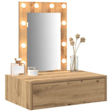 Dressing Table Brown 60 x 40 x 70 cm Engineered wood - Side View