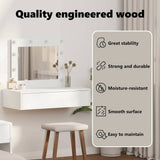 Dressing Table White 83 x 40 x 70 cm Engineered Wood