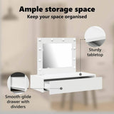 Dressing Table White 83 x 40 x 70 cm Engineered Wood