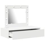 Dressing Table White 83 x 40 x 70 cm Engineered wood - Top-Down View