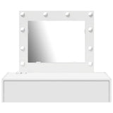 Dressing Table White 83 x 40 x 70 cm Engineered wood - 45-Degree Angle