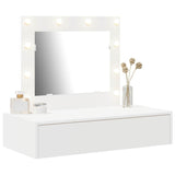 Dressing Table White 83 x 40 x 70 cm Engineered wood - Side View