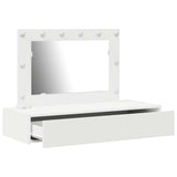 Dressing Table White 100 x 40 x 70 cm Engineered wood - Top-Down View