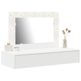 Dressing Table White 100 x 40 x 70 cm Engineered wood - Side View